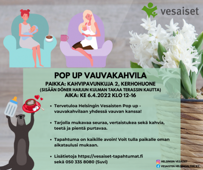 Pop up -vauvakahvila
