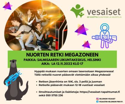 Nuorten retki megazoneen!