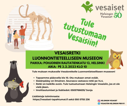 Retki Luonnontieteelliseen museoon