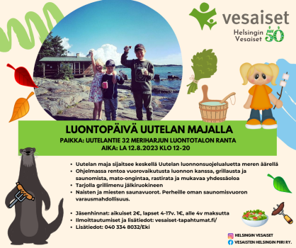 Syksyinen luontopäivä Uutelan majalla