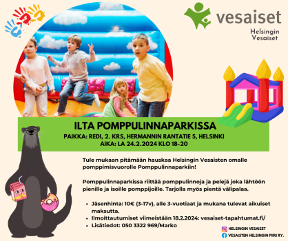 Ilta Pomppulinnaparkissa