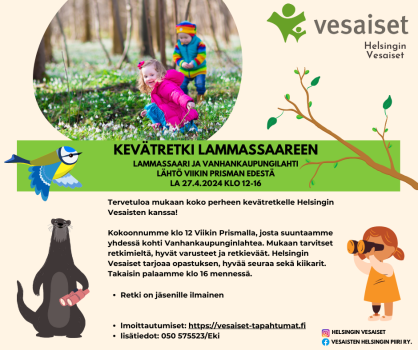 Kevätretki Lammassaareen