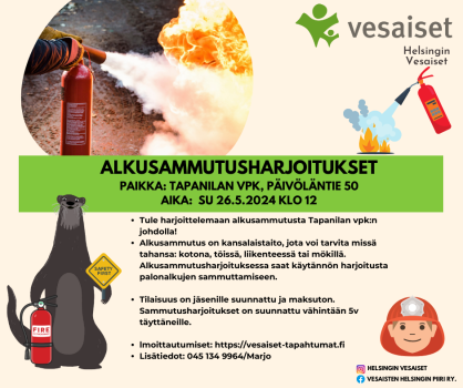 Alkusammutusharjoitukset