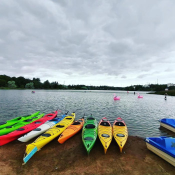 Vesiliikuntapäivä Töölönlahdella