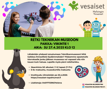 Retki Tekniikan Museoon