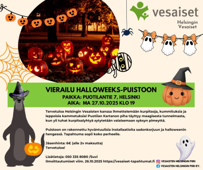 Vierailu Halloweeks-puistoon