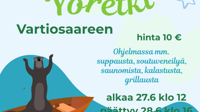 Yöretki Vartiosaareen